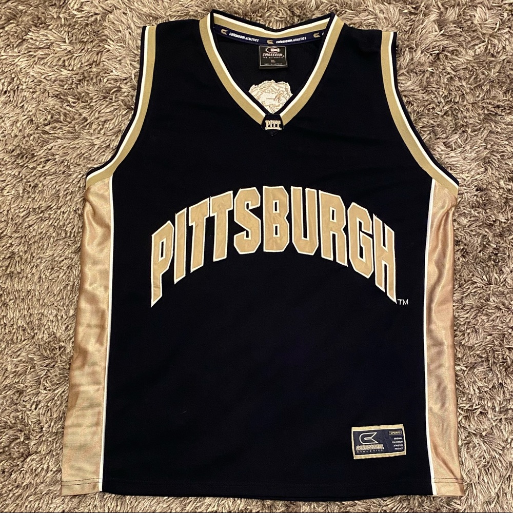 University of Pitt Men’s Retro Basketball Jersey